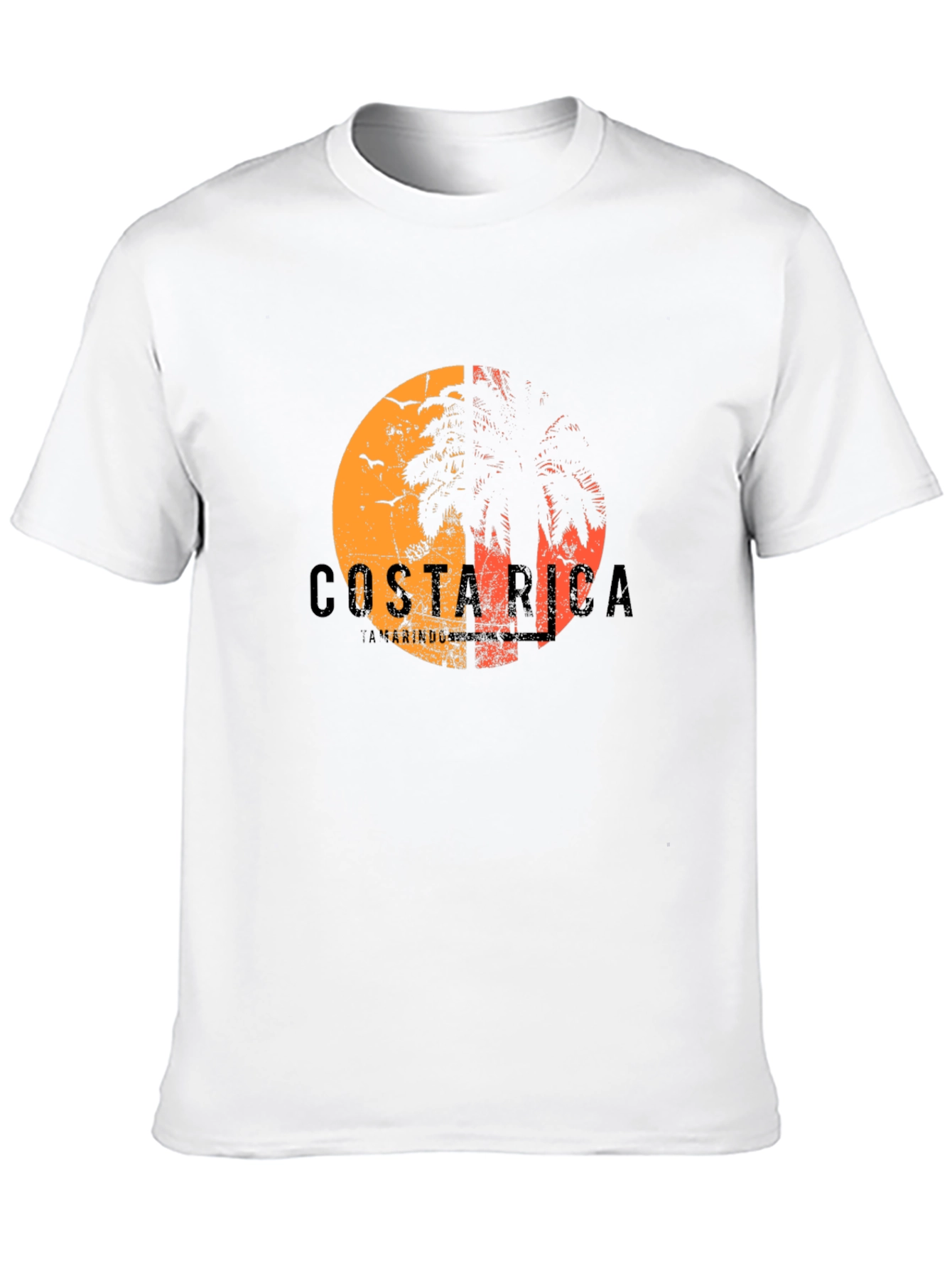 Costa Rica Graphic T-Shirt - Palm Tree Design