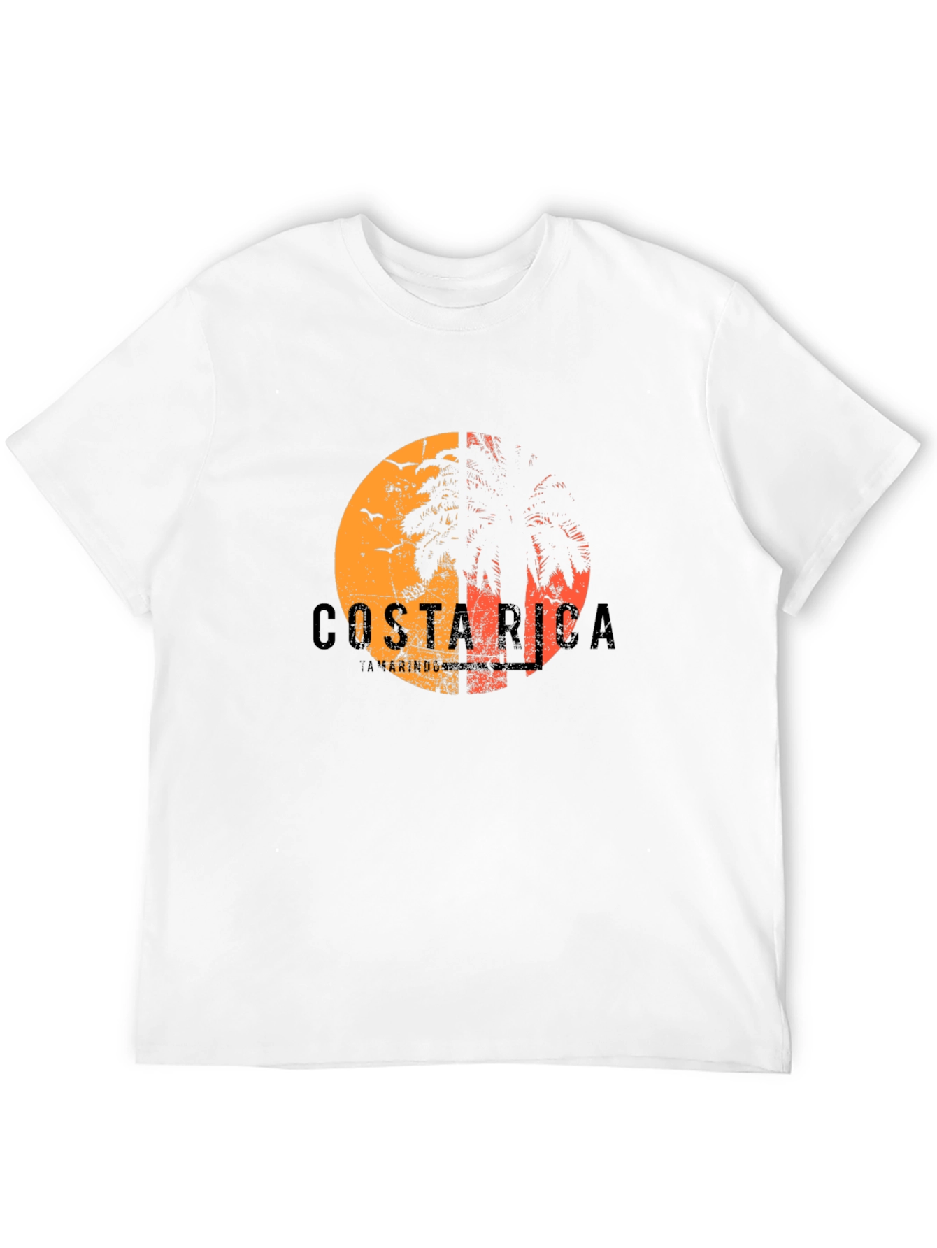 Costa Rica Graphic T-Shirt - Palm Tree Design