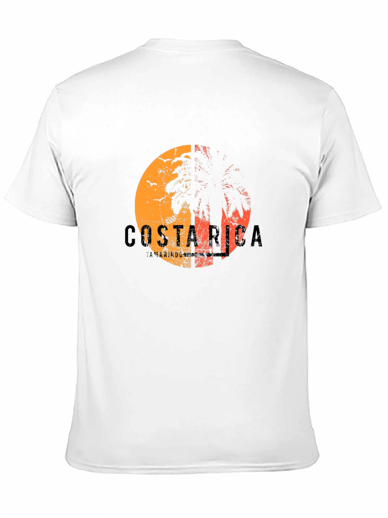 Costa Rica Graphic T-Shirt - Palm Tree Design