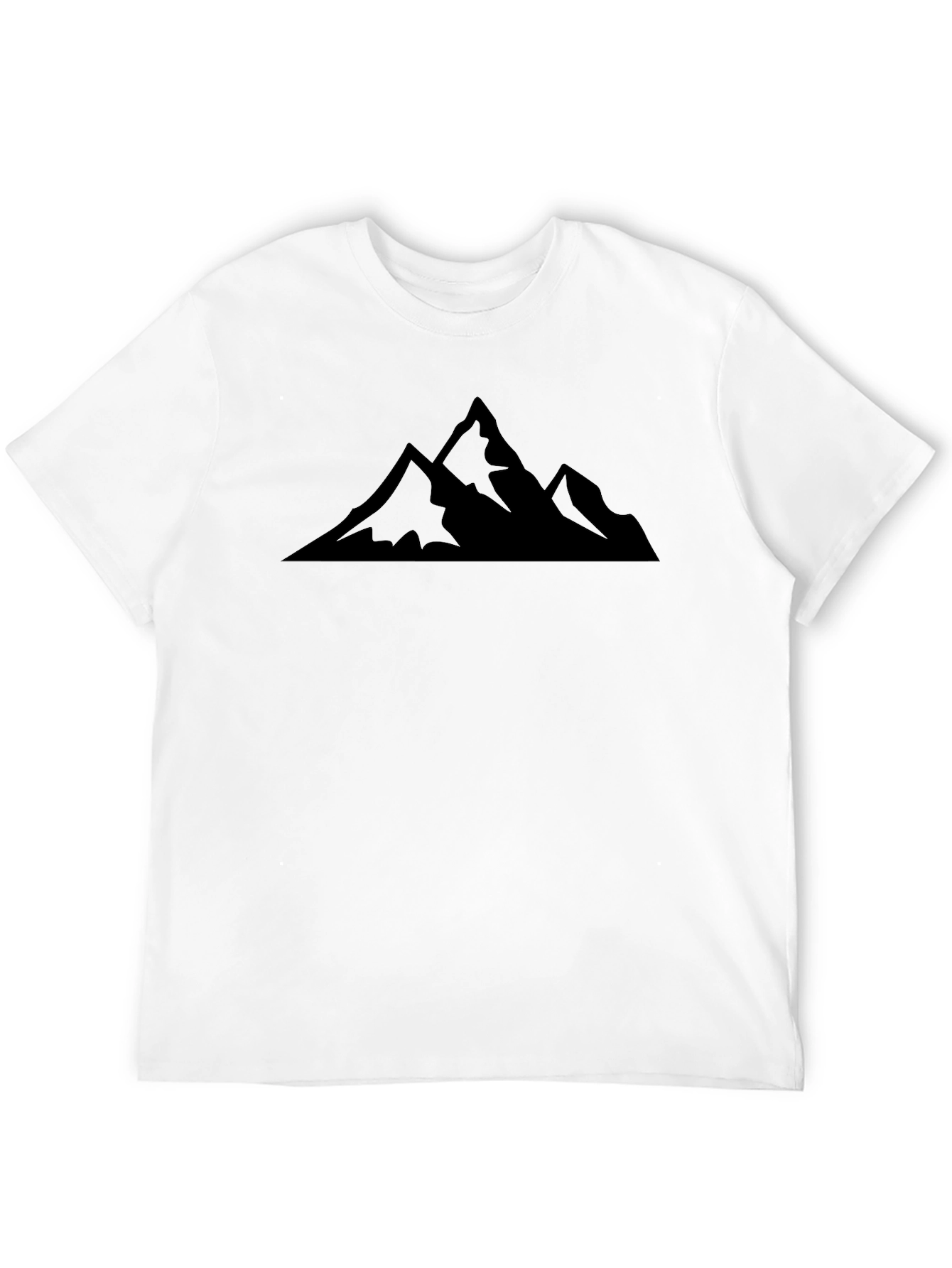 Mountain Peak Graphic Tee - Black