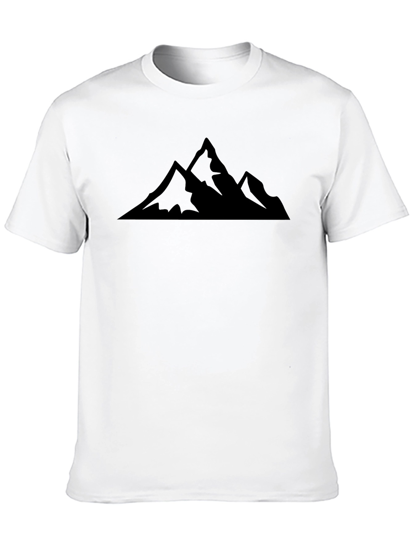 Mountain Peak Graphic Tee - Black