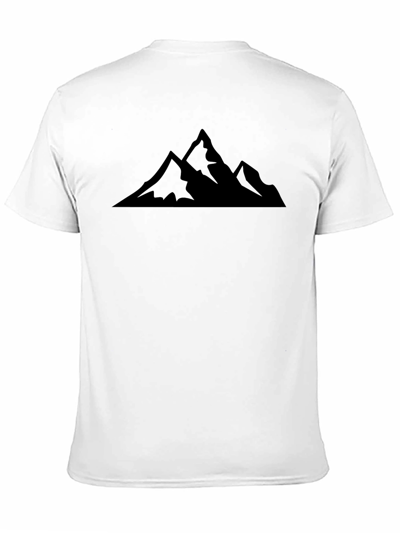 Mountain Peak Graphic Tee - Black