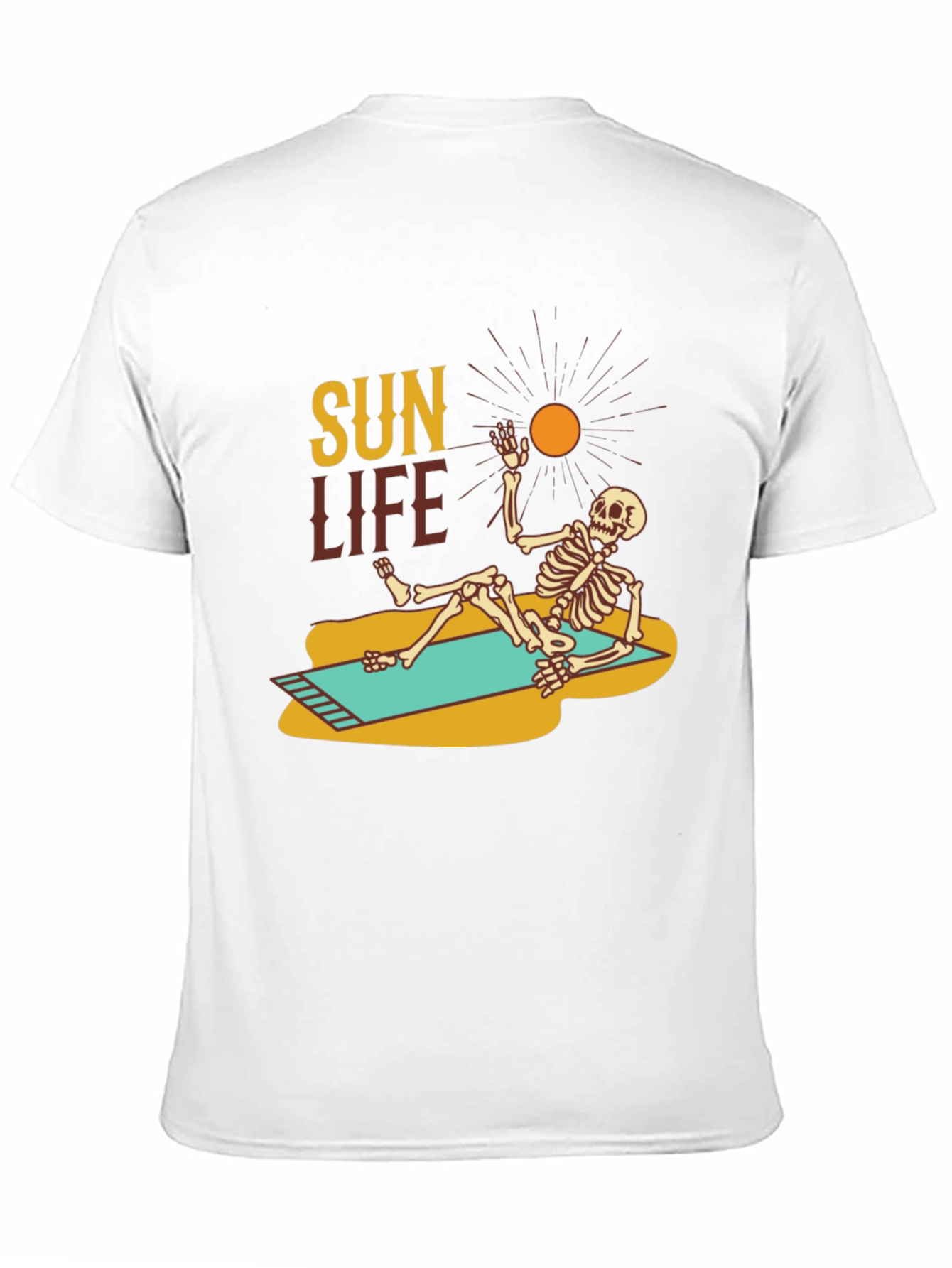 Sun Life Skeleton Graphic T-Shirt
