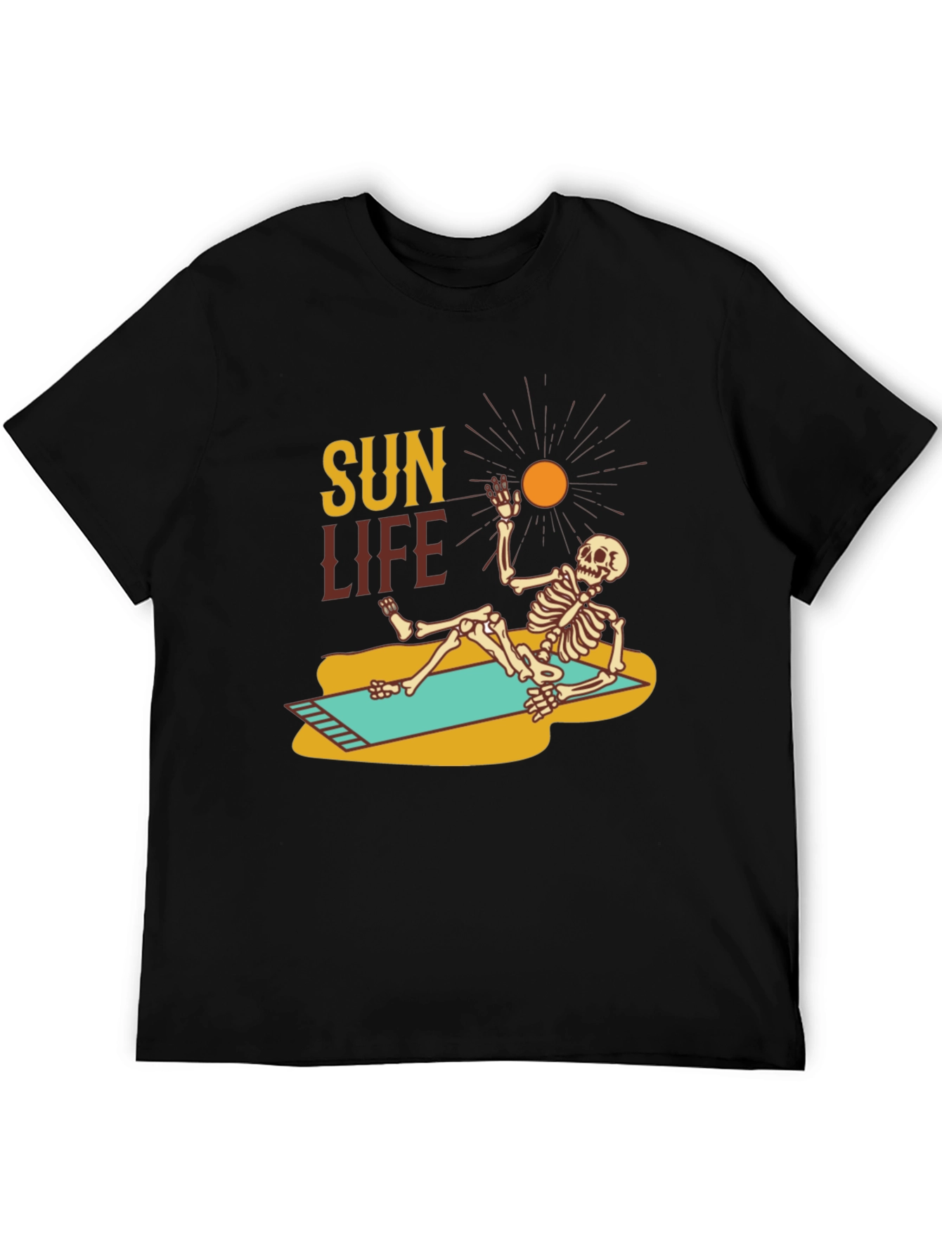 Sun Life Skeleton Graphic T-Shirt