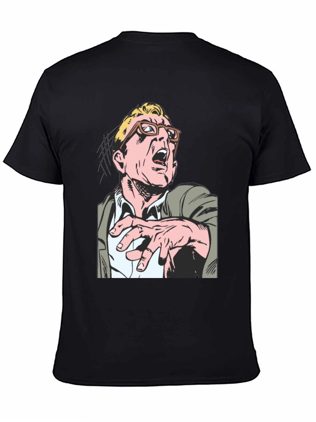 Comic Book Character Tee - Black T-Shirt