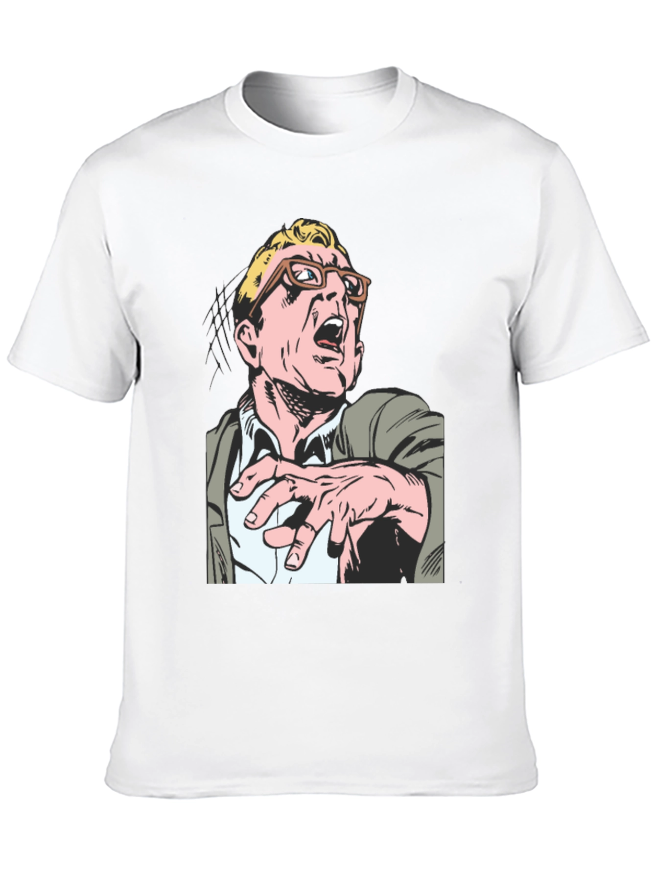 Comic Book Character Tee - Black T-Shirt