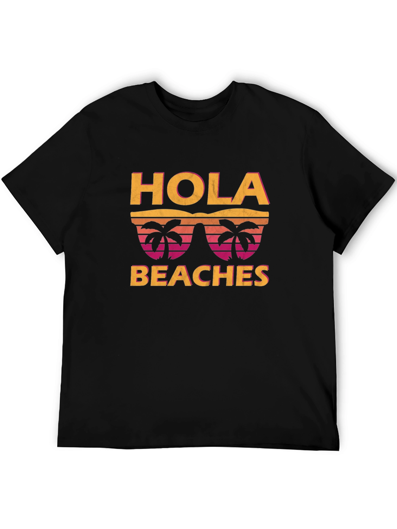 Hola Beaches T-Shirt - Retro Summer Vibes