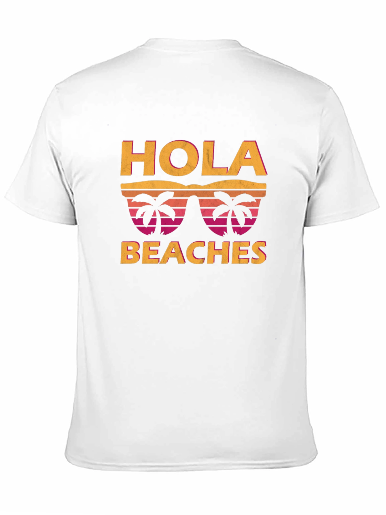 Hola Beaches T-Shirt - Retro Summer Vibes