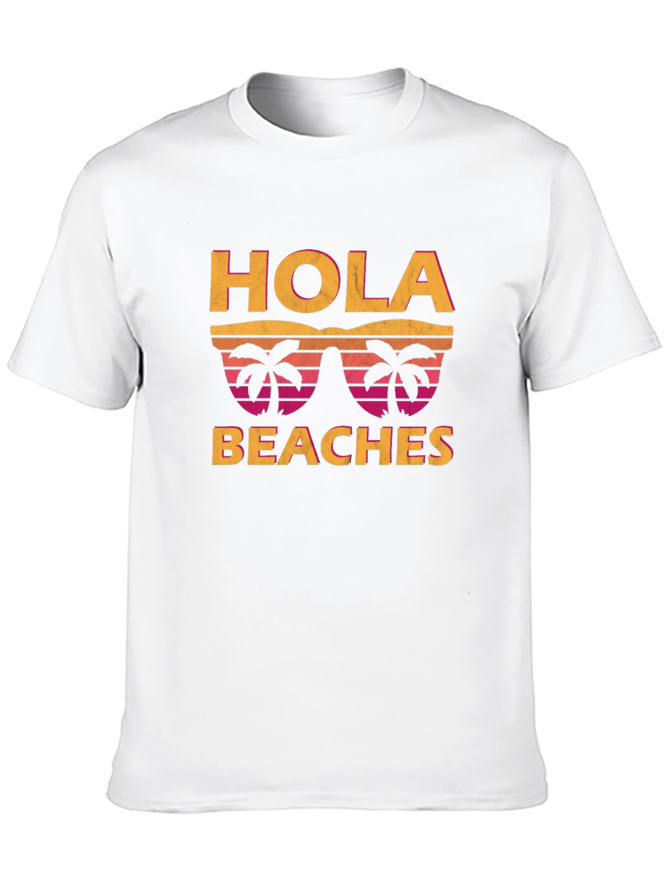 Hola Beaches T-Shirt - Retro Summer Vibes