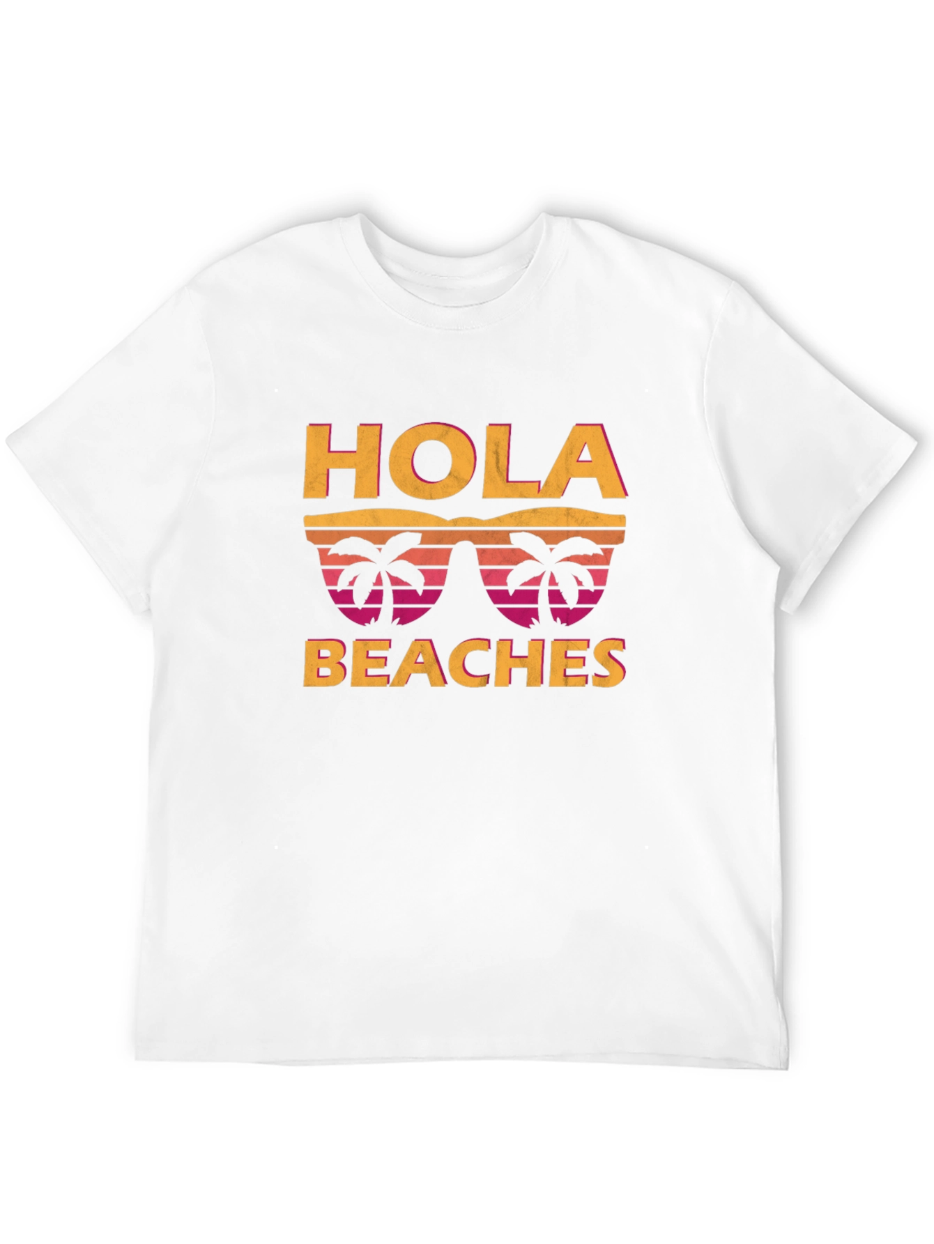 Hola Beaches T-Shirt - Retro Summer Vibes