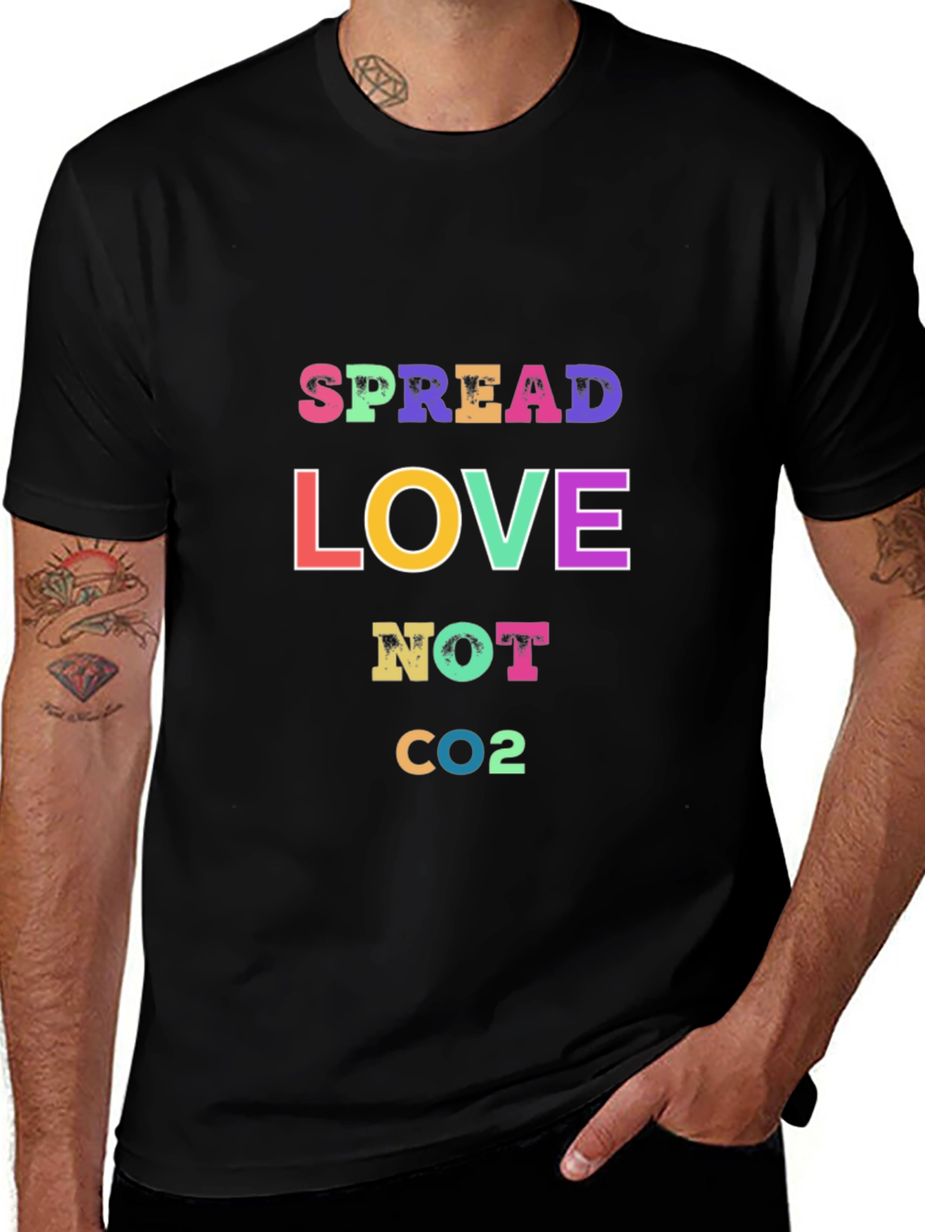 Spread Love T-Shirt - Eco Friendly Statement Tee