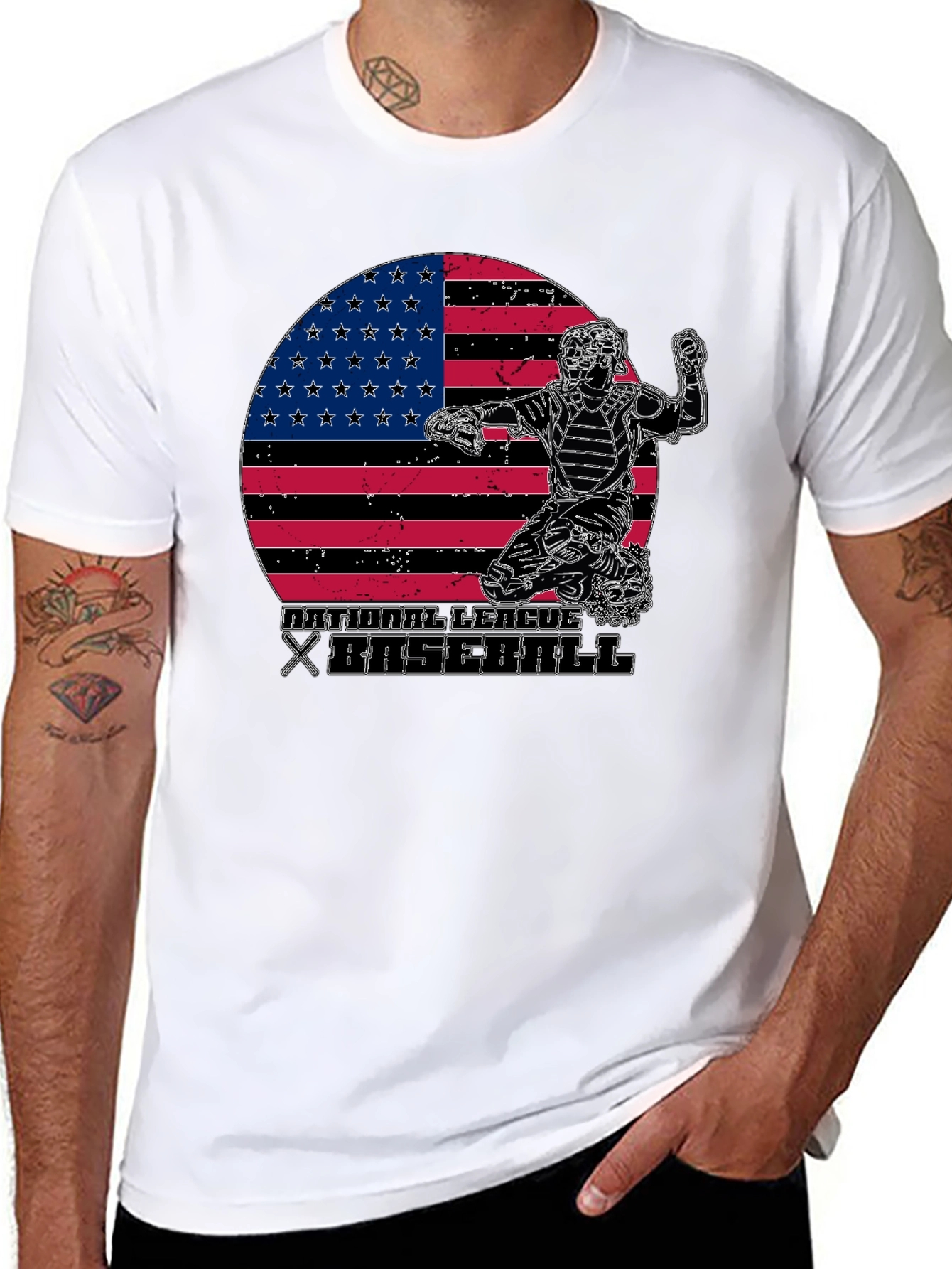 Baseball Catcher Graphic Tee