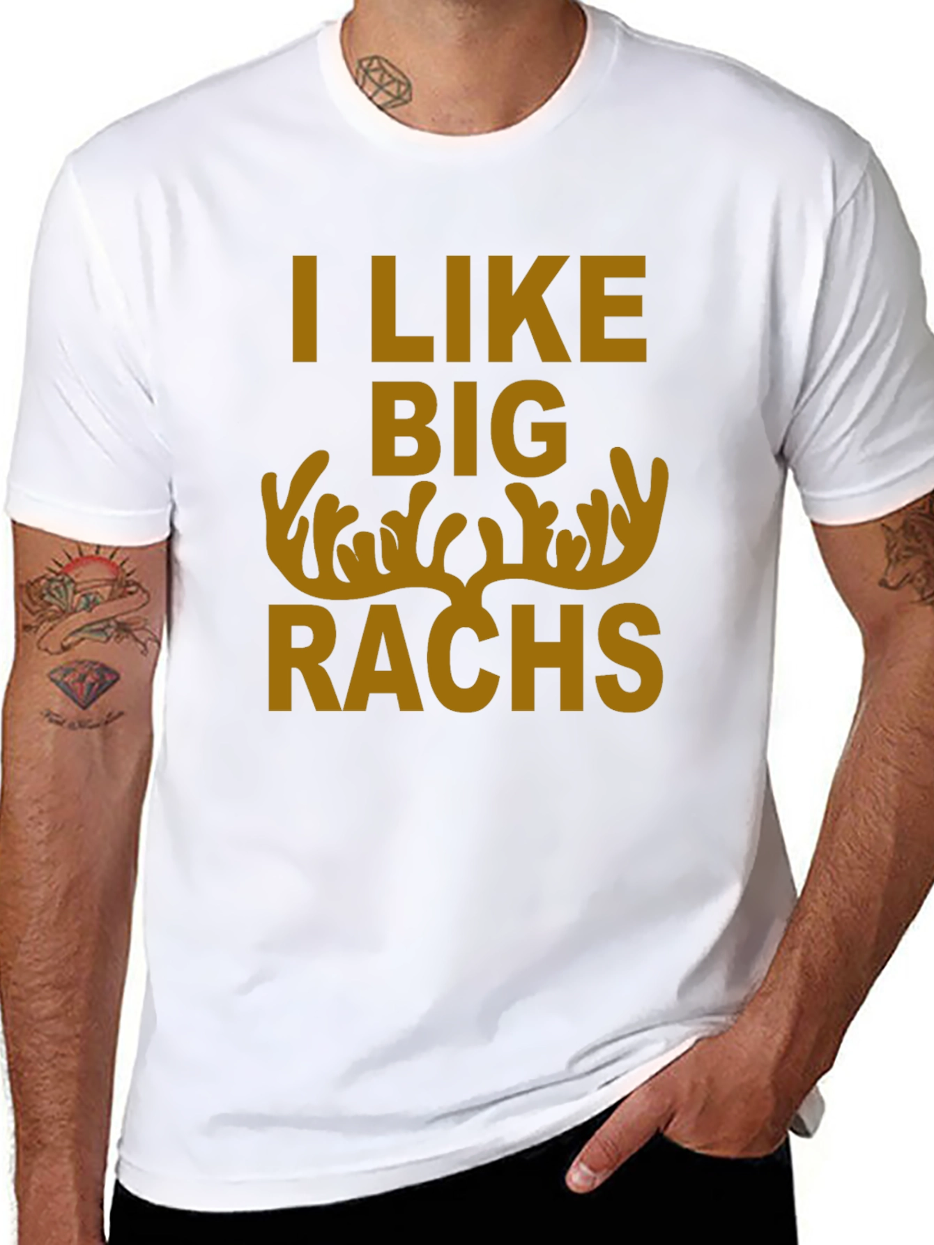 I Like Big Racks Deer Hunting T-Shirt