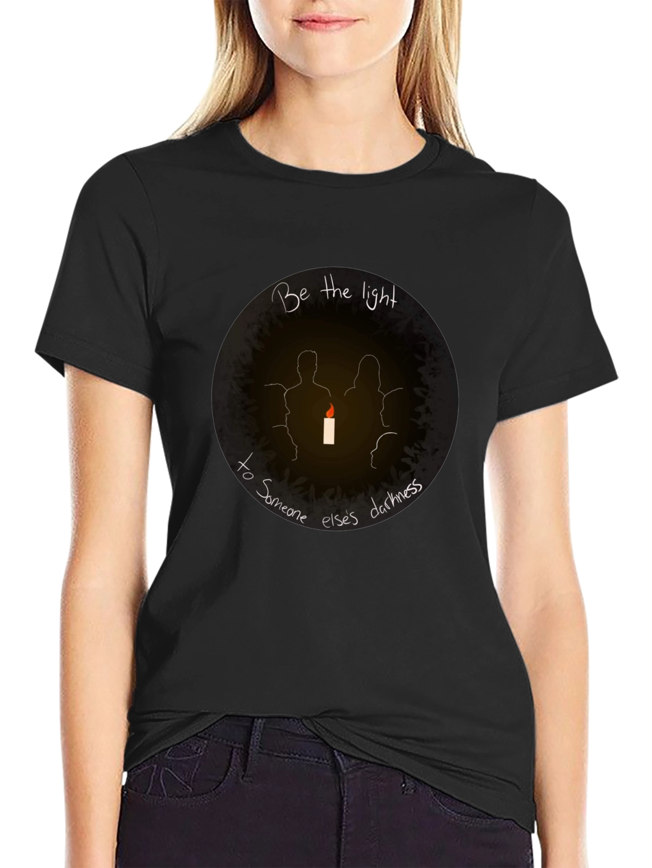 Be The Light Graphic T-Shirt - Inspiring Design