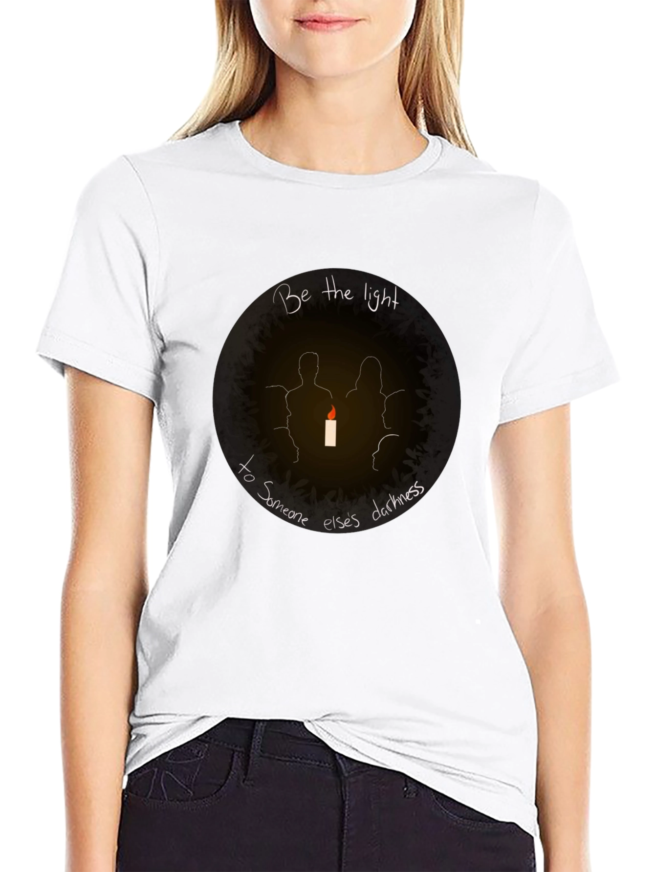 Be The Light Graphic T-Shirt - Inspiring Design