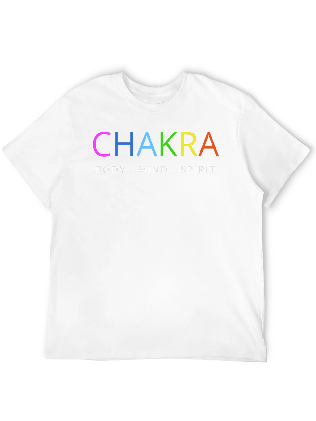 Chakra Body Mind Spirit T-Shirt - Black