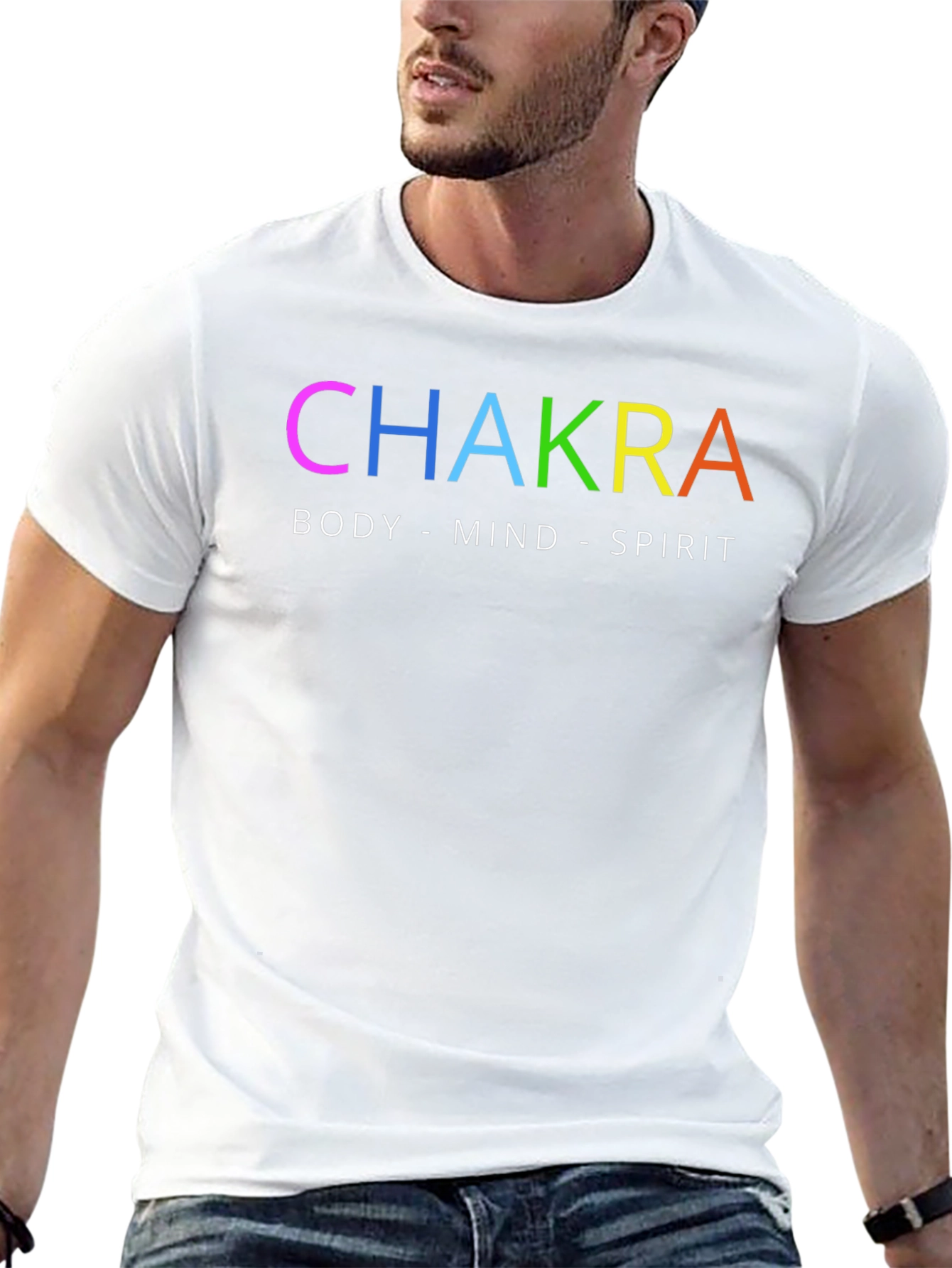 Chakra Body Mind Spirit T-Shirt - Black