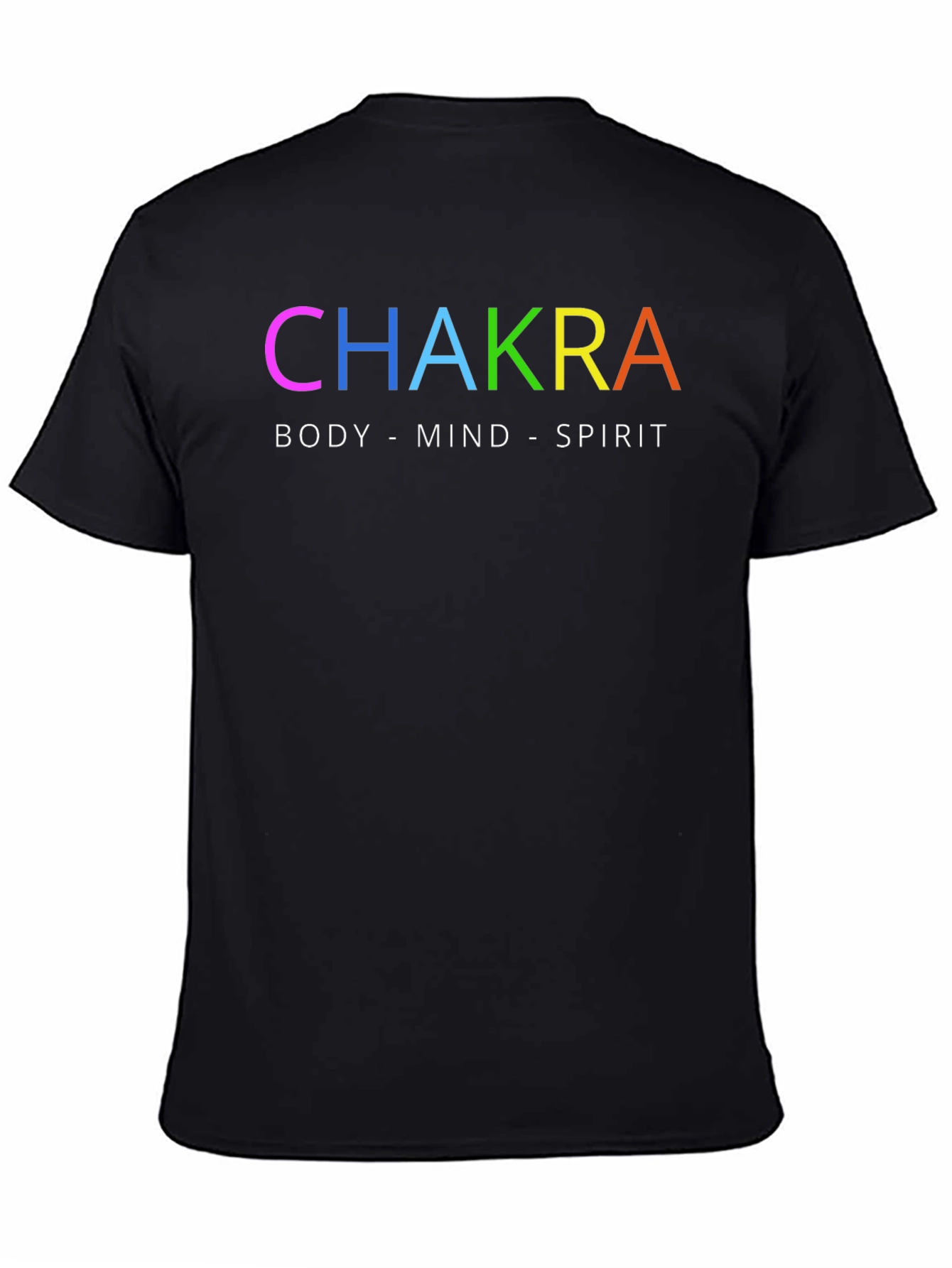 Chakra Body Mind Spirit T-Shirt - Black