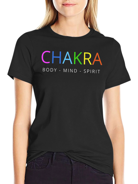 Chakra Body Mind Spirit T-Shirt - Black