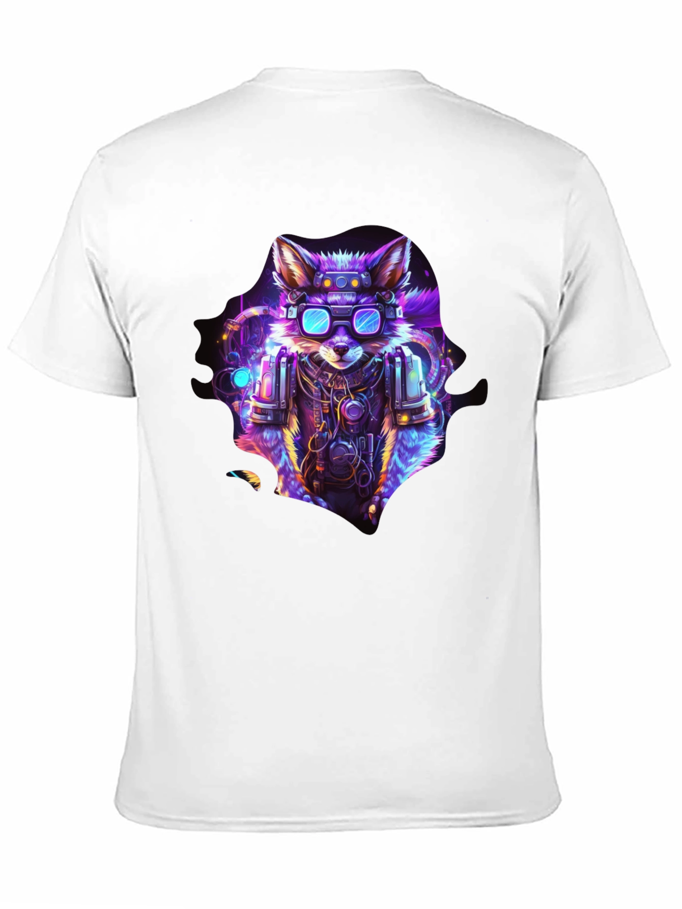 Cyberpunk Fox Graphic T-Shirt - Unique & Stylish