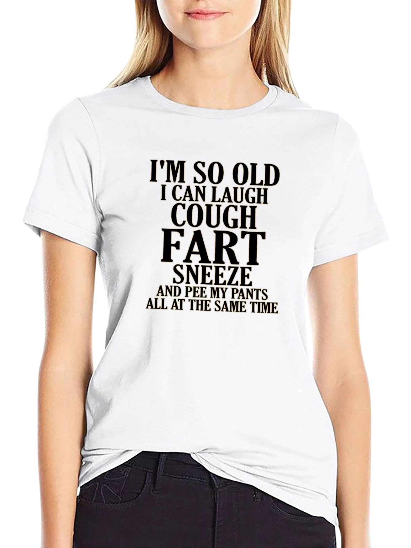 Funny Old Age Humor Graphic T-Shirt