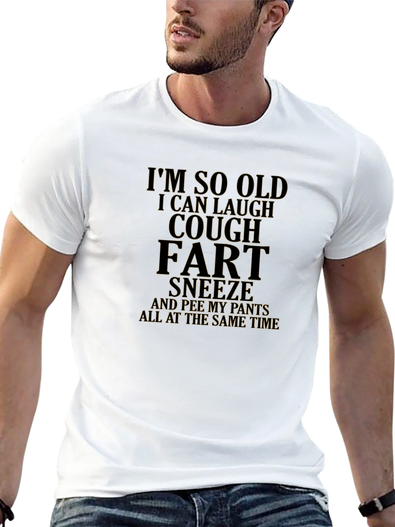 Funny Old Age Humor Graphic T-Shirt