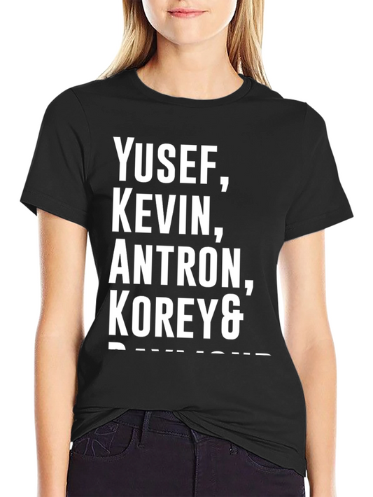 Yusef Kevin Antron Korey & Black Graphic Tee