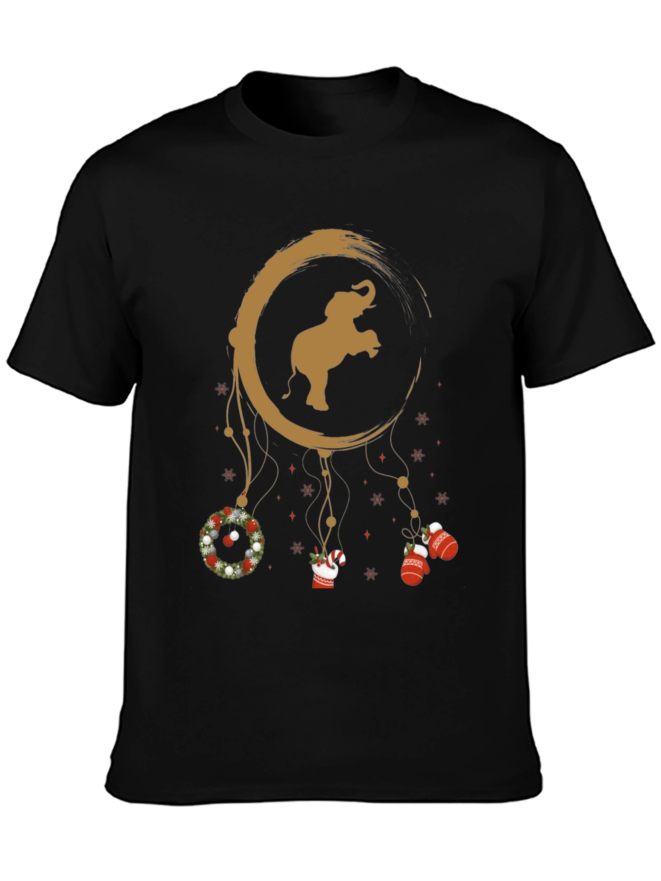 Elephant Christmas Dreamcatcher T-Shirt