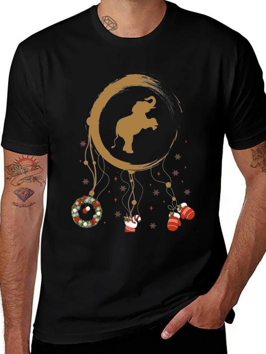 Elephant Christmas Dreamcatcher T-Shirt