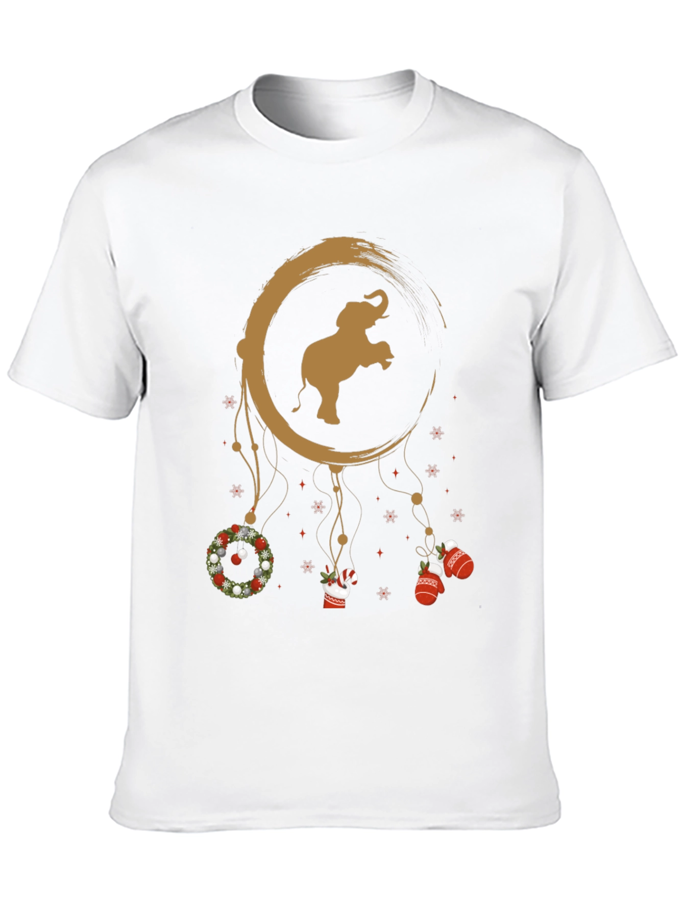 Elephant Christmas Dreamcatcher T-Shirt