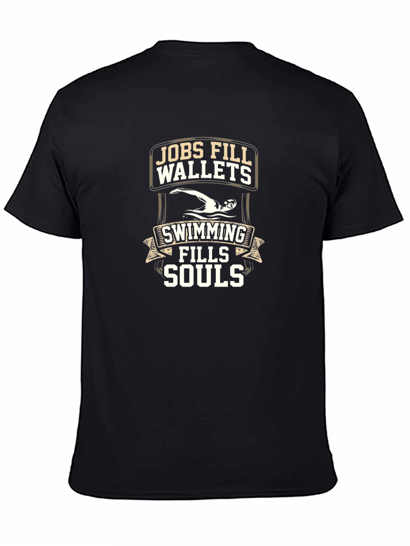 Swimming Fills Souls T-Shirt