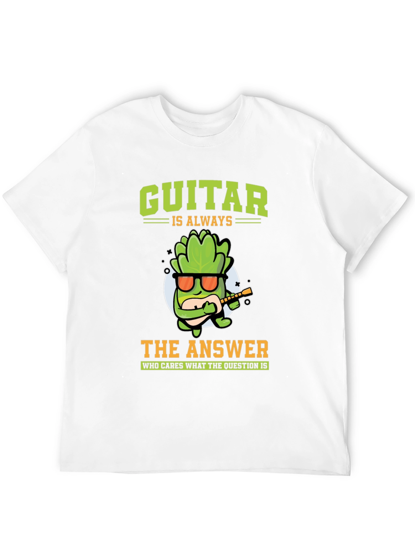 Guitar Is Always The Answer Graphic T-Shirt