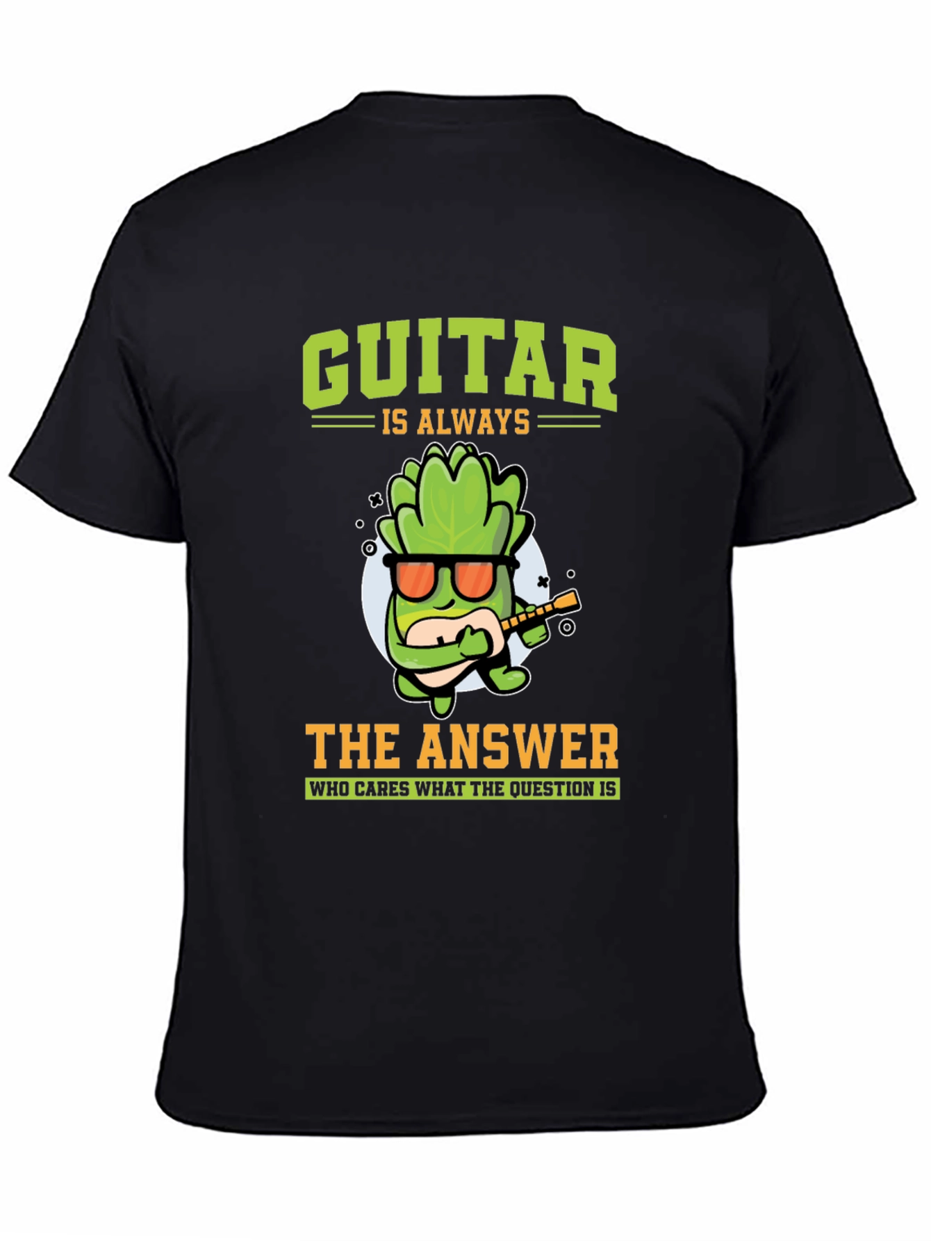 Guitar Is Always The Answer Graphic T-Shirt