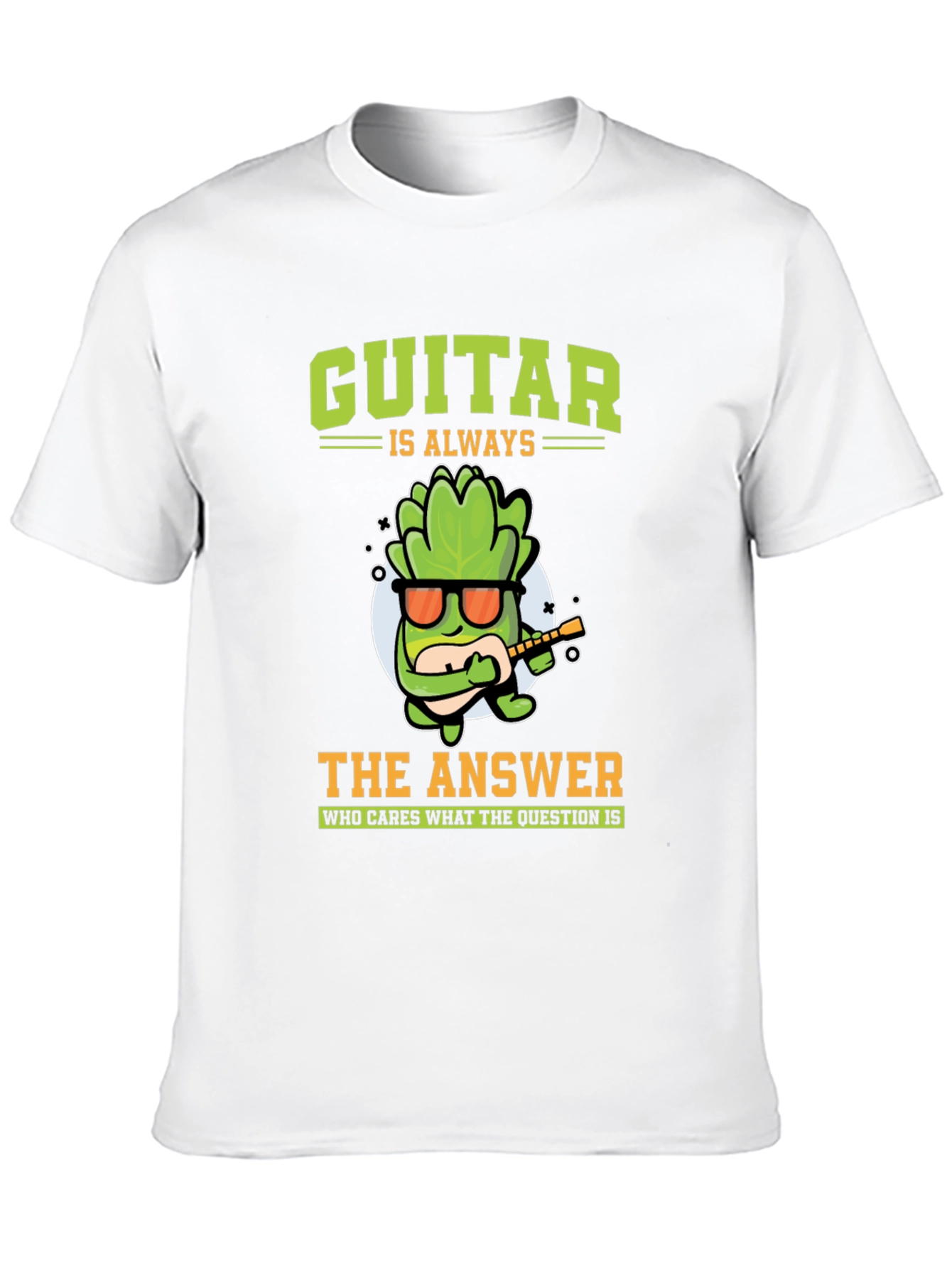 Guitar Is Always The Answer Graphic T-Shirt