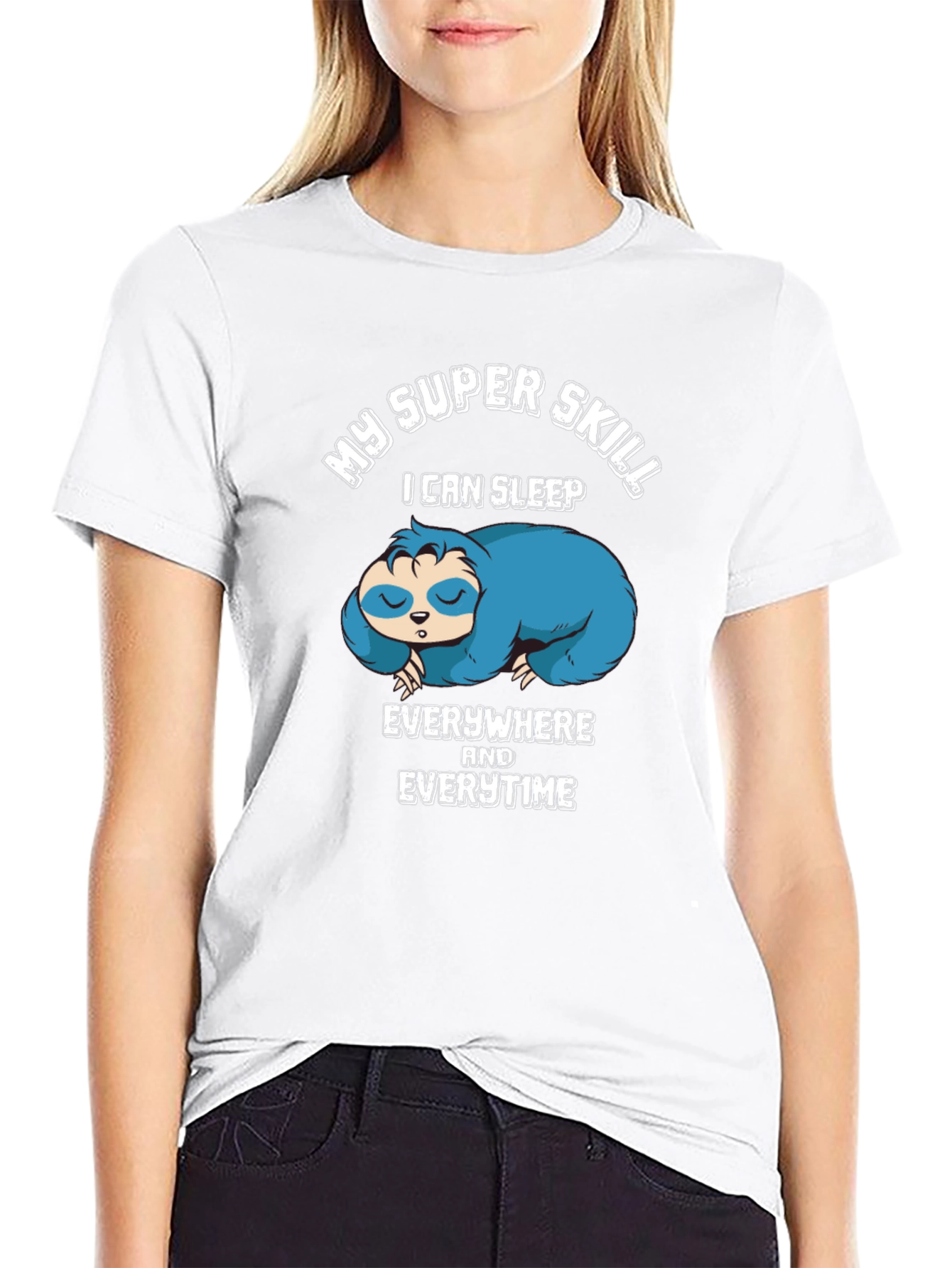 My Super Skill Sloth Graphic T-Shirt
