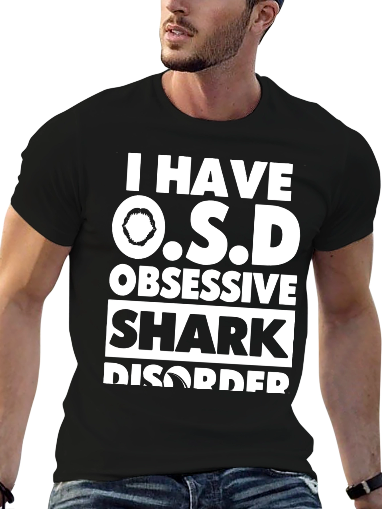 I Have O.S.D Shark Disorder Graphic Tee