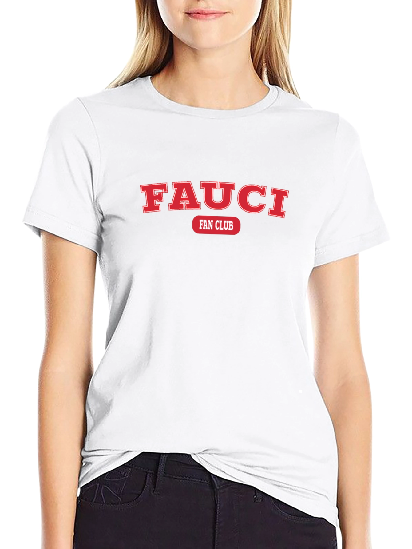 Fauci Fan Club T-Shirt - Black Graphic Tee