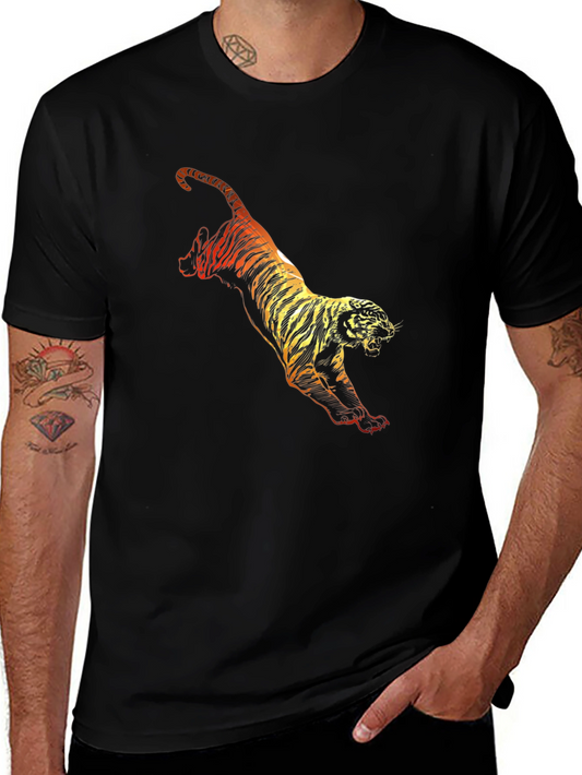 Black Tiger Graphic Tee - Fierce Style