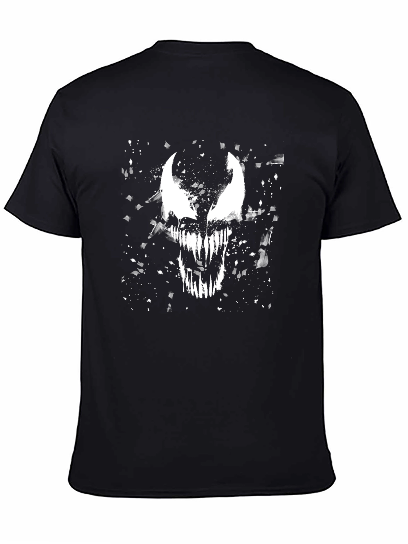 Venom Graphic Print Black T-Shirt