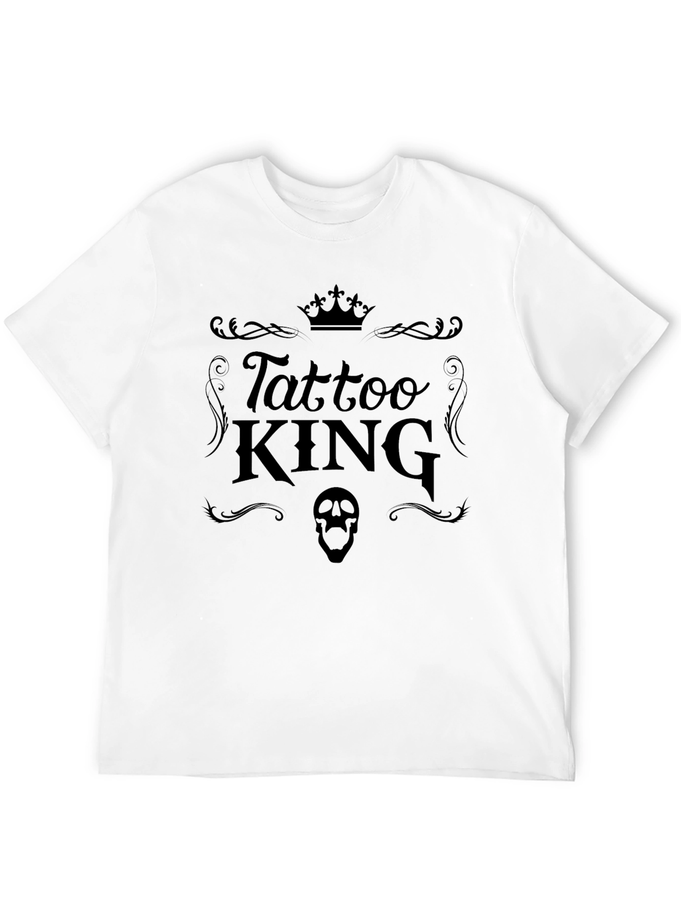 Tattoo King Black Graphic T-Shirt