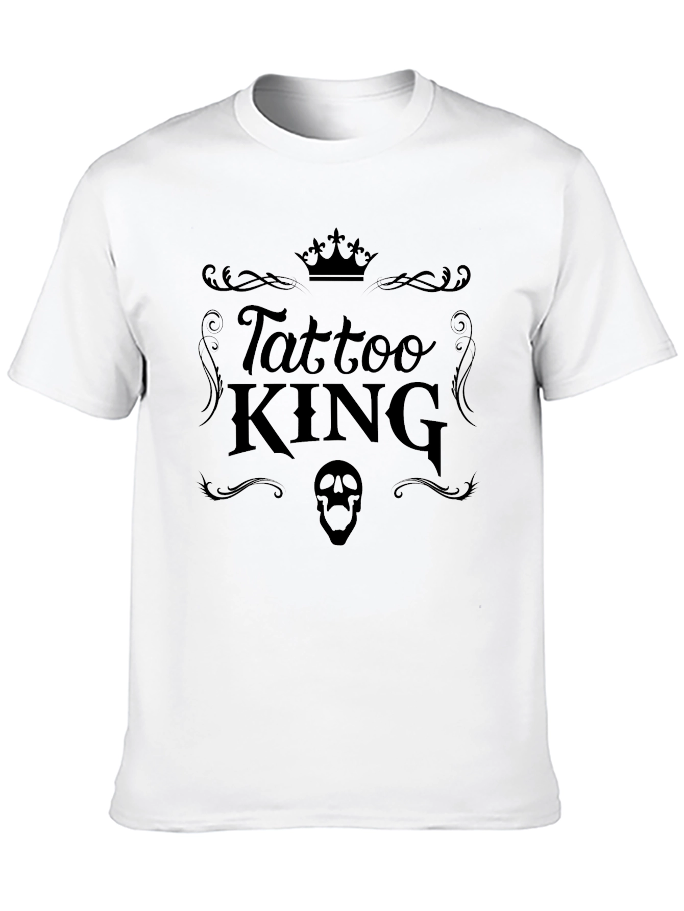 Tattoo King Black Graphic T-Shirt