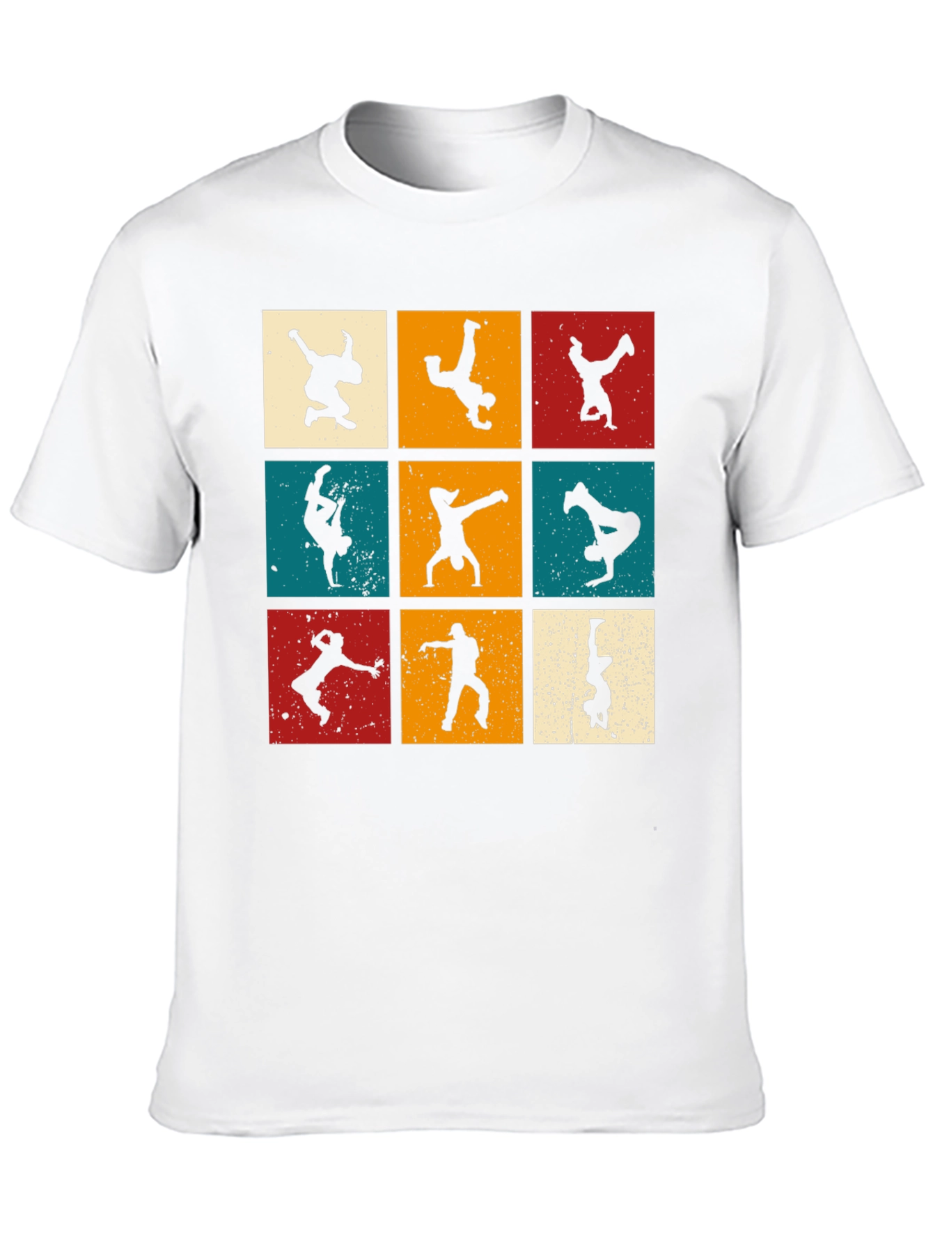 Retro Breakdance Silhouette T-Shirt