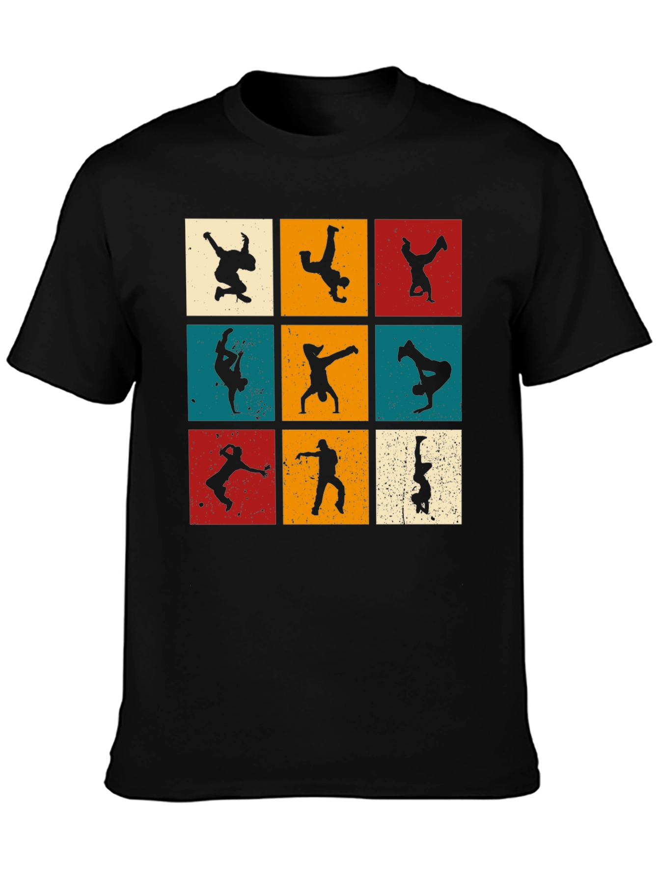 Retro Breakdance Silhouette T-Shirt