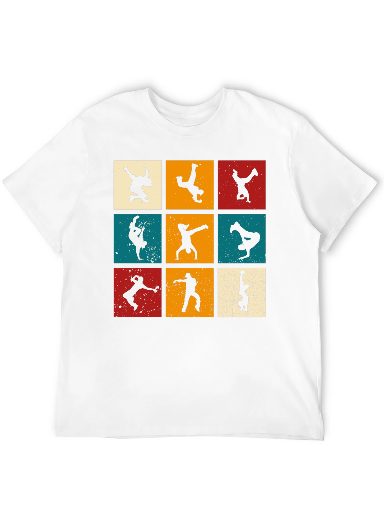 Retro Breakdance Silhouette T-Shirt