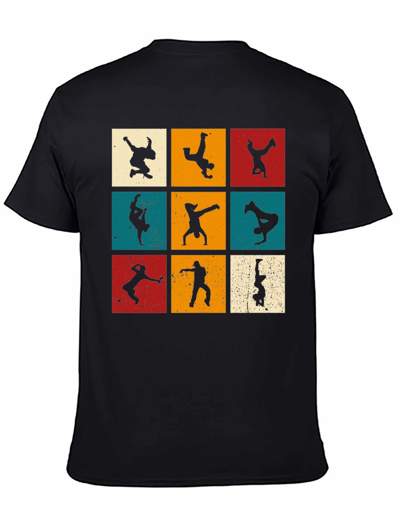 Retro Breakdance Silhouette T-Shirt