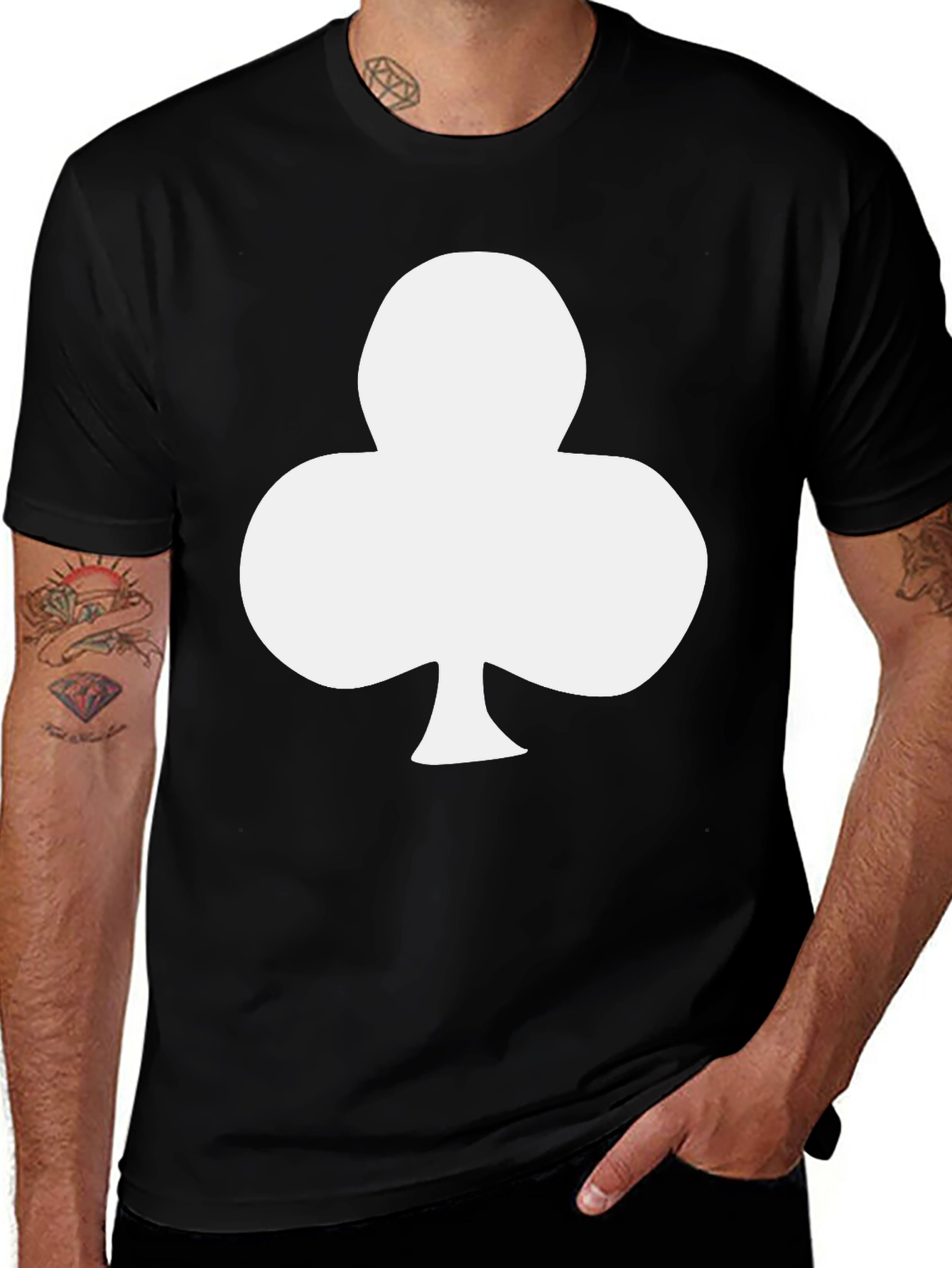 Club Card Graphic Tee - Casual Comfort