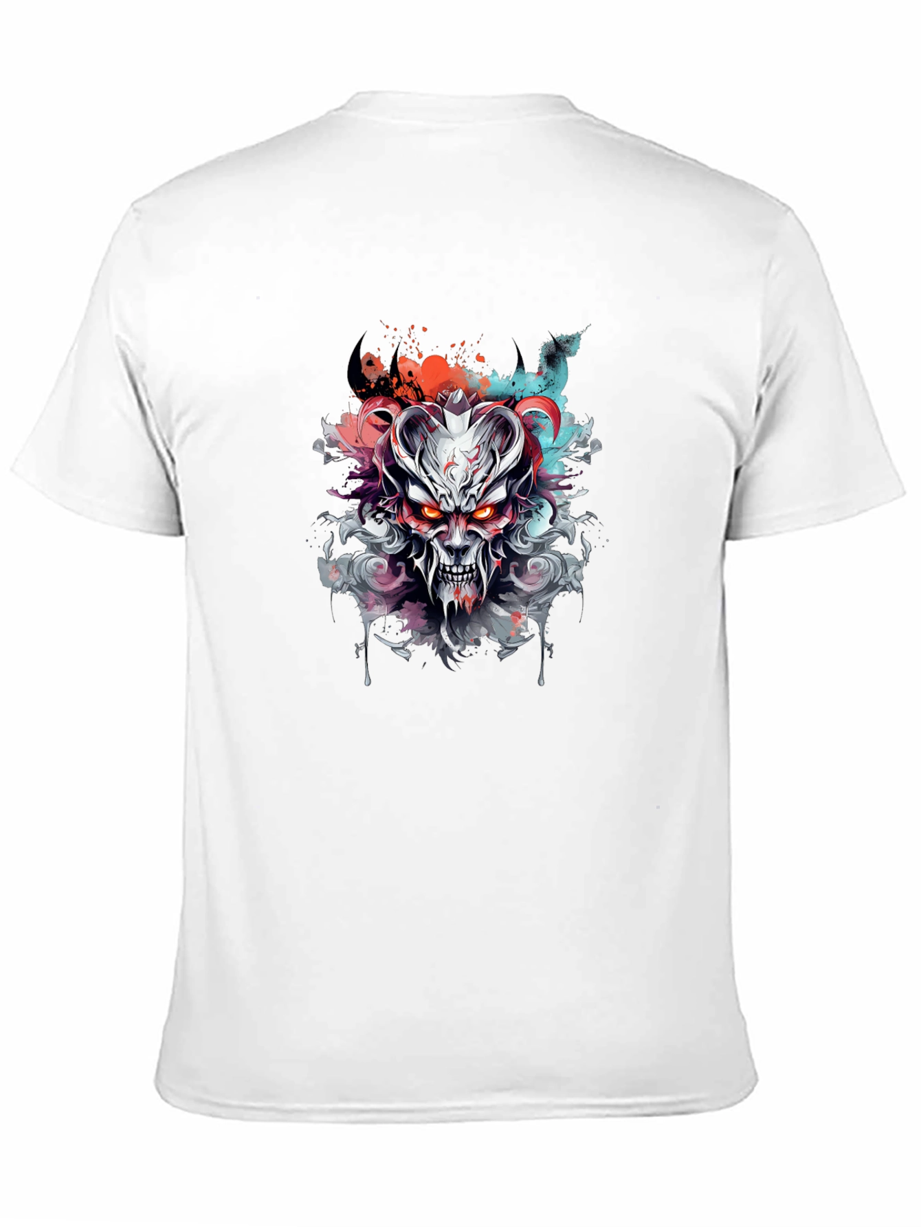 Demon Graphic Tee - Edgy Style