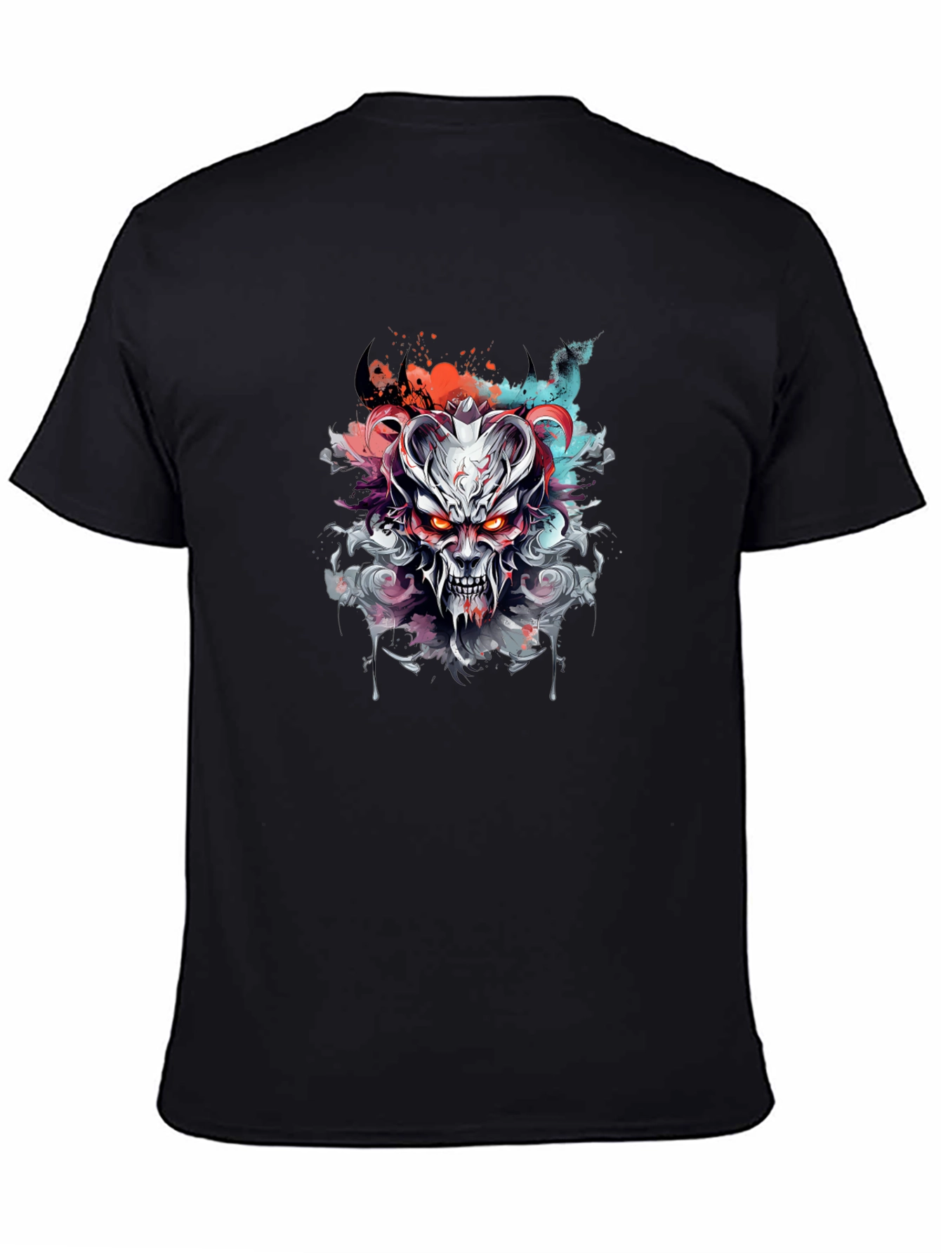 Demon Graphic Tee - Edgy Style