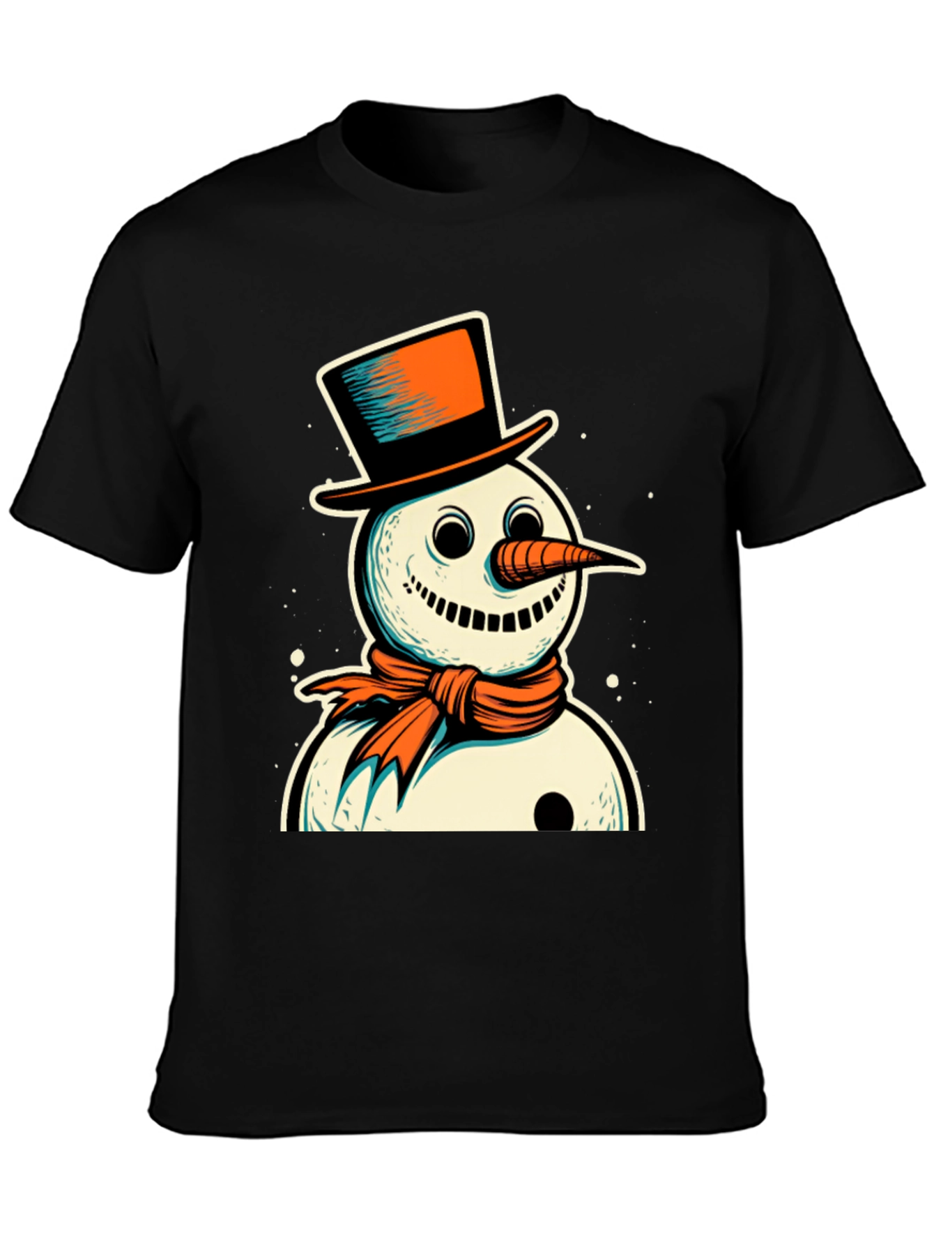 Snowman Graphic Tee - Festive Holiday Style