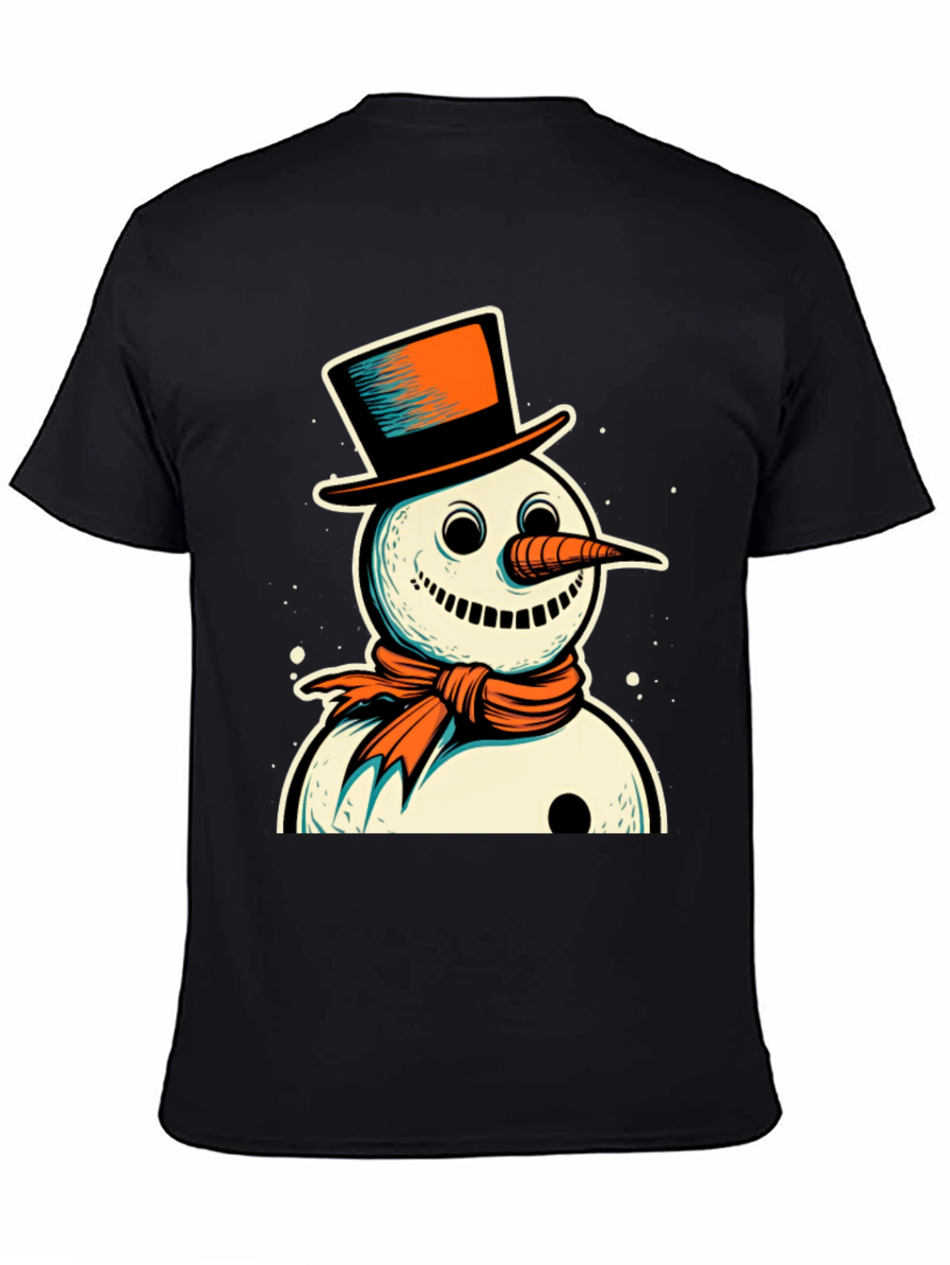 Snowman Graphic Tee - Festive Holiday Style